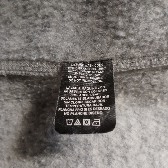 Beverly Hills Polo Club Fleece Zip Vest Size L Color Shades of Gray - Picture 8 of 8